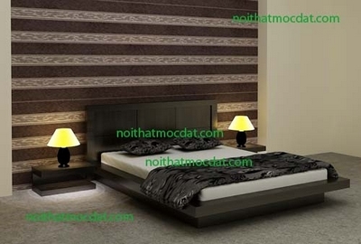 giá giường gỗ công nghiệp MS 09